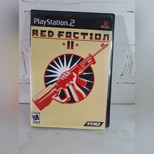 PlayStation 2 RED FACTION  II Game PS2 (Preowned Tested ) Sony PS2.